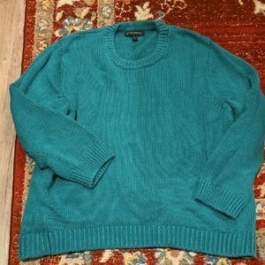 Banana Republic Teal Crewneck Sweater